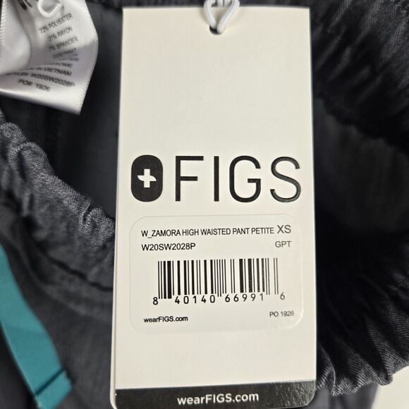Figs Women’s XS Petite Zamora Jogger Scrub Pants Gray Pockets 840140669916 NWT - Picture 7 of 7